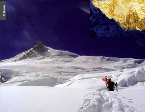 
Climbing on the 1956 Japanese Manaslu North Route - 8000 Metri Di Vita, 8000 Metres To Live For book
